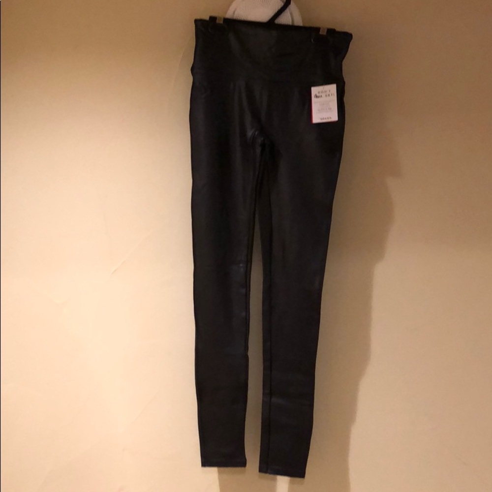 SPANX Faux Leather Leggings